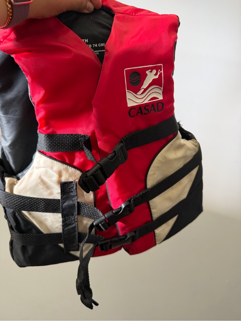 Kids Red and Cream Life Jacket